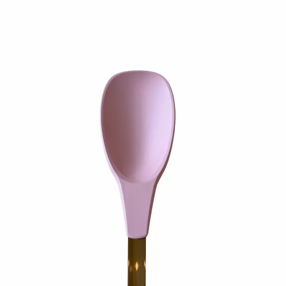 MacKenzie-Childs Rosy Check Spoon 12in Pink & White Coquette Kitchen NEW